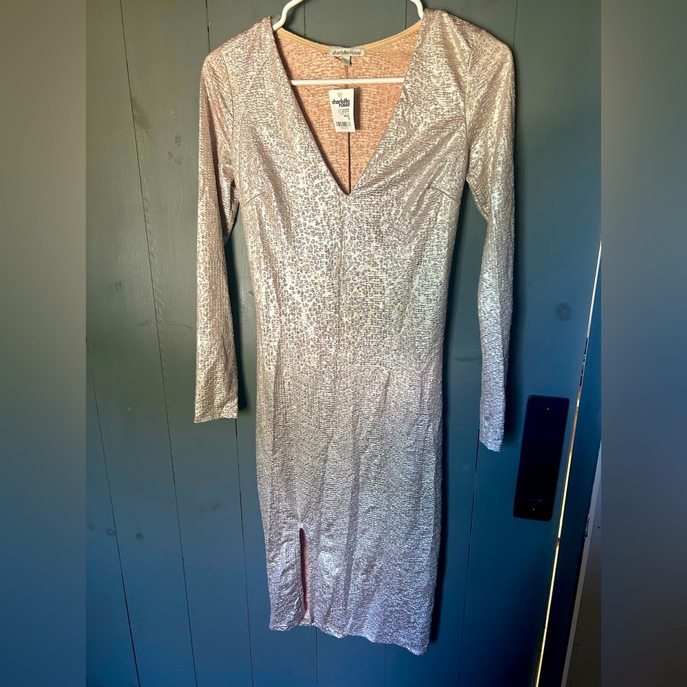 NWT Charlotte Russe shiny dress